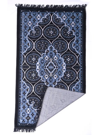 Prayer Mat 614GSM Anti-Slip Velvet Top Islamic Prayer Mat New Design Thick Padded Sajadah Prayer Rug for Men Women Eid Gift Ramadan ( 140cm X 70cm)