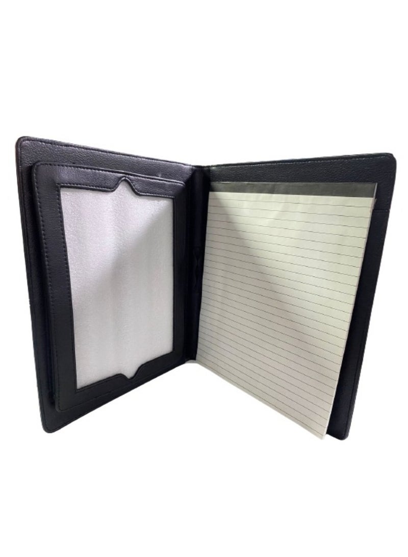 Notepad Set, 30 x 24 CM Notepad Holder Tablet Holder and Metal Pen Holder