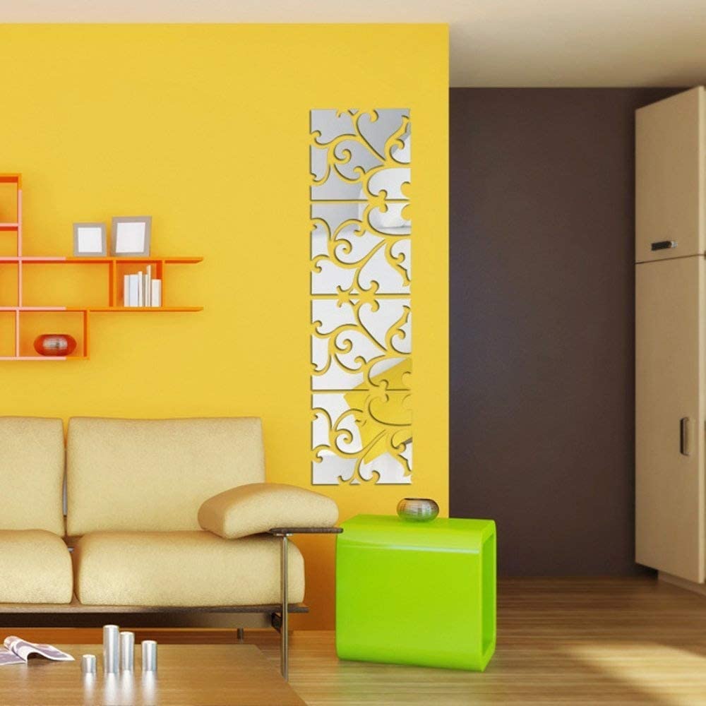 Modern Creative Design DIY 3D Acrylic Wall Stickers for home decoration