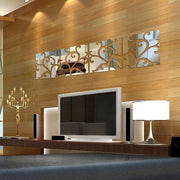 Modern Creative Design DIY 3D Acrylic Wall Stickers for home decoration