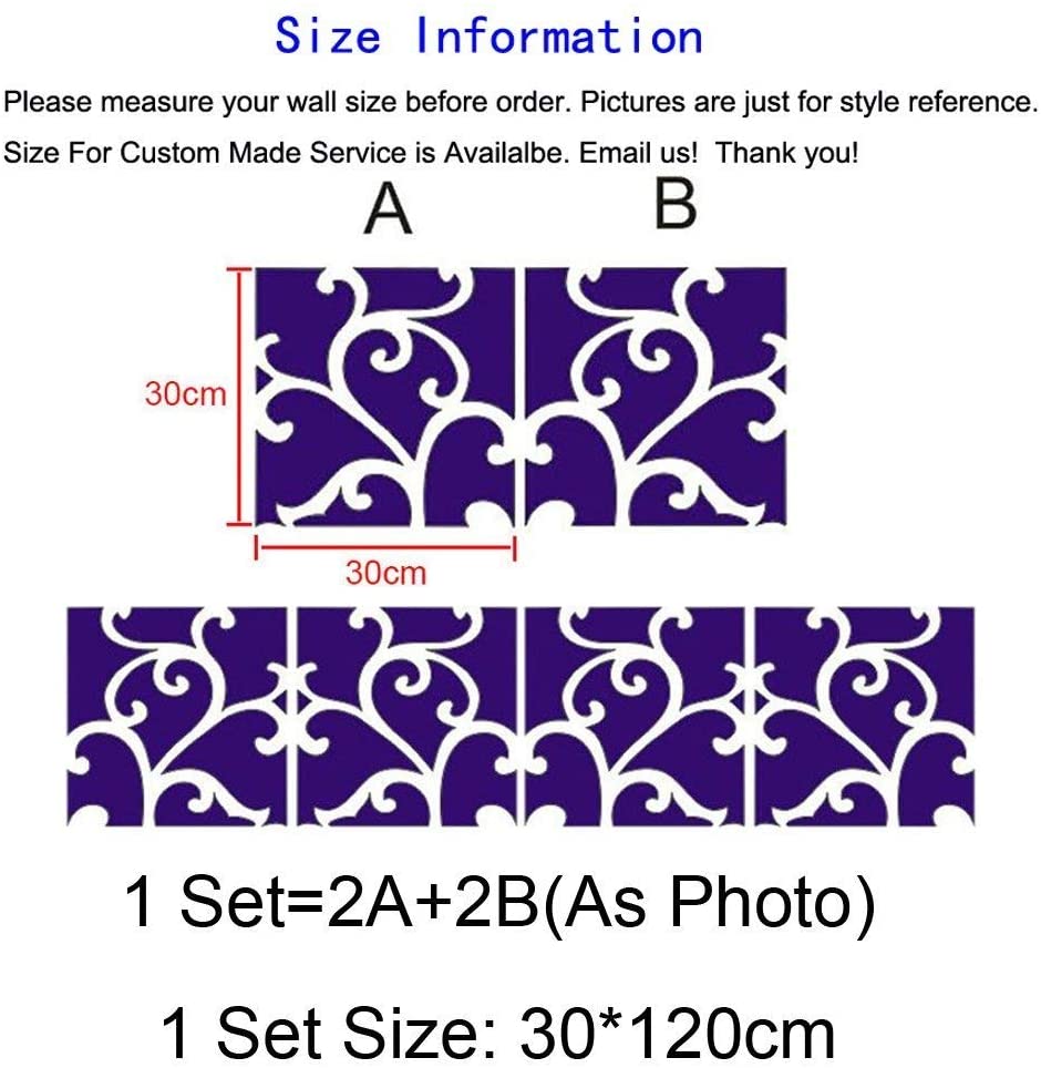 Modern Creative Design DIY 3D Acrylic Wall Stickers for home decoration