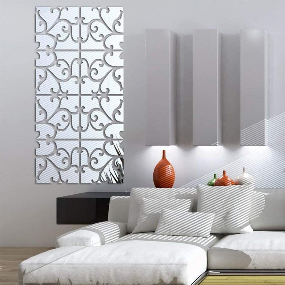 Modern Creative Design DIY 3D Acrylic Wall Stickers for home decoration