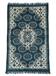 Prayer Mat 614GSM Anti-Slip Velvet Top Islamic Prayer Mat New Design Thick Padded Sajadah Prayer Rug for Men Women Eid Gift Ramadan ( 140cm X 70cm)