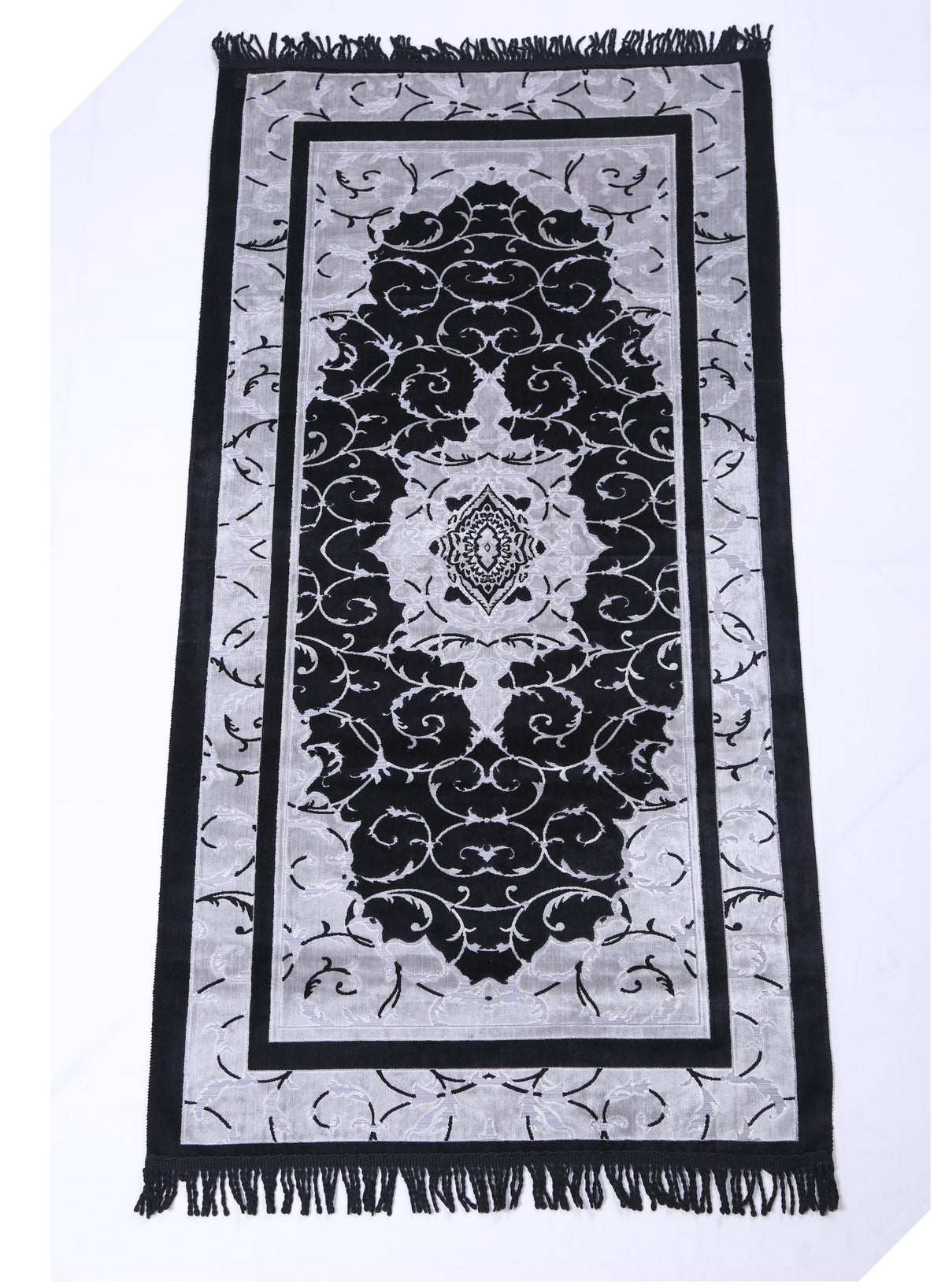 Prayer Mat 614GSM Anti-Slip Velvet Top Islamic Prayer Mat New Design Thick Padded Sajadah Prayer Rug for Men Women Eid Gift Ramadan ( 140cm X 70cm)