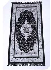 Prayer Mat 614GSM Anti-Slip Velvet Top Islamic Prayer Mat New Design Thick Padded Sajadah Prayer Rug for Men Women Eid Gift Ramadan ( 140cm X 70cm)