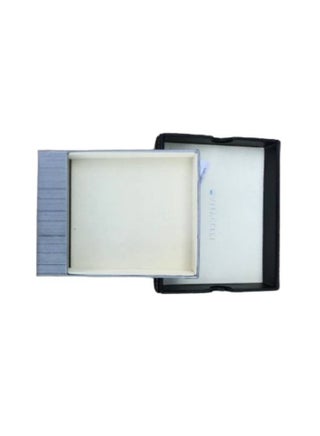 Premium Wallet Gift Box, Folding Wallet Gift Boxes for Presents With Lid,Very Suitable for Festival, Birthday, Anniversary, etc Black And Grey (14cm x 12cm x 3.5cm)