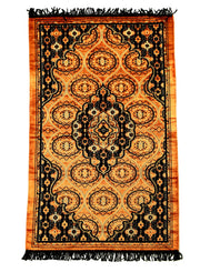 Prayer Mat 614GSM Anti-Slip Velvet Top Islamic Prayer Mat New Design Thick Padded Sajadah Prayer Rug for Men Women Eid Gift Ramadan ( 140cm X 70cm)