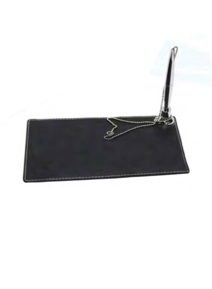 Computer Mouse Pad with Pen Holder, Portable Mouse Pad for Laptop, Waterproof Hard PU Leather Mousepad, Modern Small Mouse Pads for Wireless Mouse, Travel Mouse Pad for Business Trips/Outdoor | Best Price UAE | Dubai, Abu Dhabi