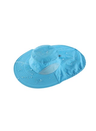 Sun Hat for Men/Women, Waterproof Wide Brim Bucket Hat UV Protection Boonie Hat for Fishing Hiking Garden Beach SKY BLUE