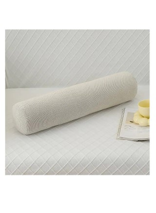 Ergonomic Memory Foam Cylinder Pillow - Removable & Washable Cover, Ideal for Spine & Neck Support, Perfect for Sleeping, Reading, and Meditation