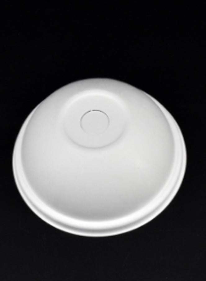 200Pcs Wet Moulded Disposable White Lid For Coffee And Tea Cups