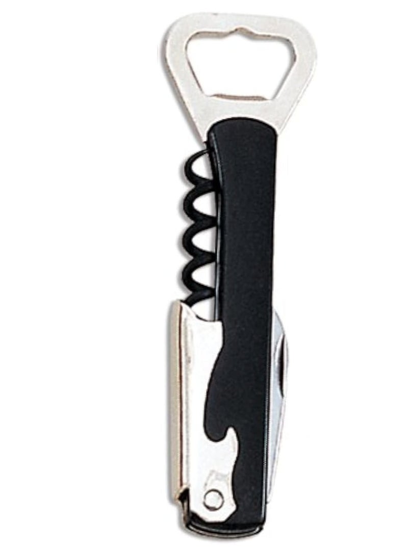 Waiters Cork Scissorsrew 5 Pieces-Teflon, Black, 130 x 20 x 10 cm