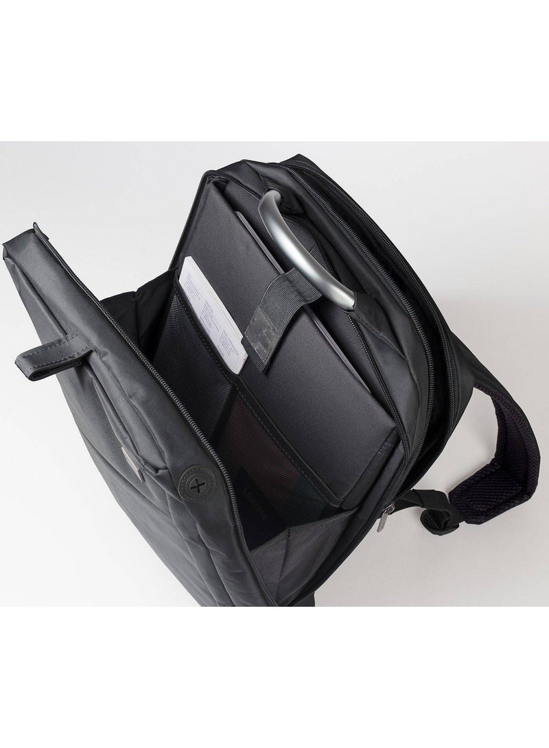 Business Travel Laptop Backpack, Water Resistant College School Computer Bag Gifts with Earphone Port for Men & Women Fits