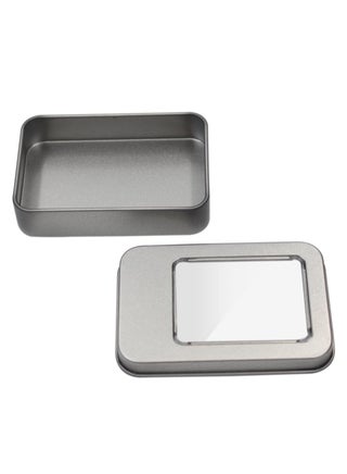 12Pcs Rectangular Pendrive Metal Tin Box Size  88 x 60 x 20 mm