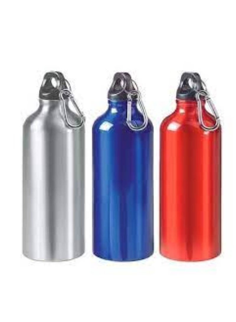 2Pcs Vacuum Insulated Water Bottle 500ML Stainless Steel Reusable Water Bottle Metal Leak Proof Sports Flask Maroon Red