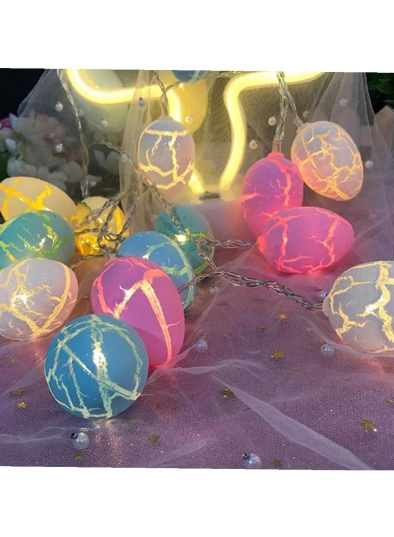 Egg LED Lights Battery Operated Fairy String for Spring Decor Outdoor Indoor Home Bedroom Party