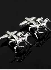 Copper Shirt Cufflinks Horsey Shape