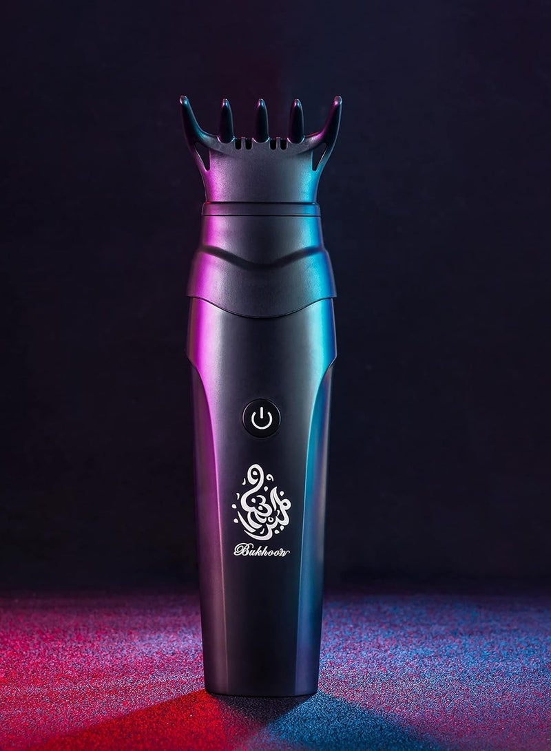 Smart Rechargeable Handheld Burner With Comb Black