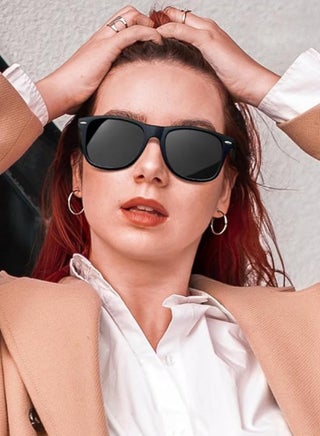 Polarized Sunglasses for Men Women, Stylish Square Sports Sun Glasses Driving, Fashion Shades for Womens Outdoor 100% UV Protection