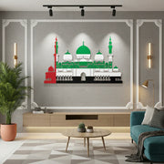 Grand UAE Mosque Silhouette Acrylic Wall Art