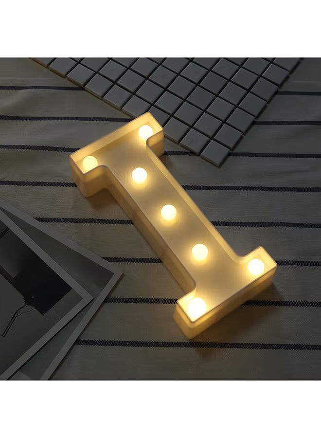 Alphabet LED Letter Lights Light Up Plastic Letters Standing Hanging
