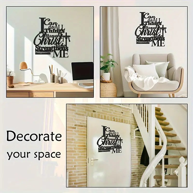 I Can Do All Things Through Christ Philippians 4:13 - Christian Home Decor 3