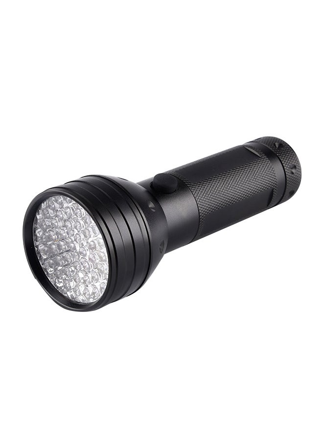 Portable 51 LED UV Flashlight Black 5.3x14.5cm