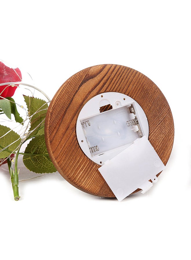 Luminous Led Rose Glass Multicolour
