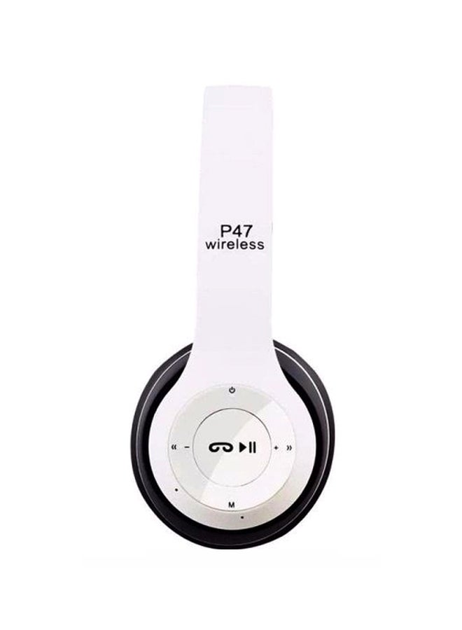 P47 Bluetooth Headset White/Black