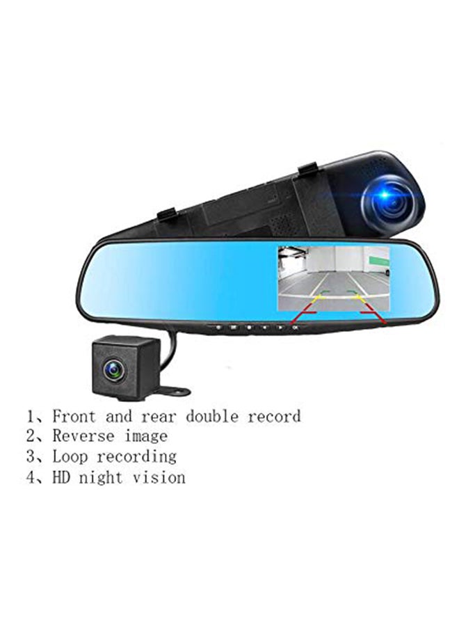 DVR Rear-View Mirror With Two 1080P Camera