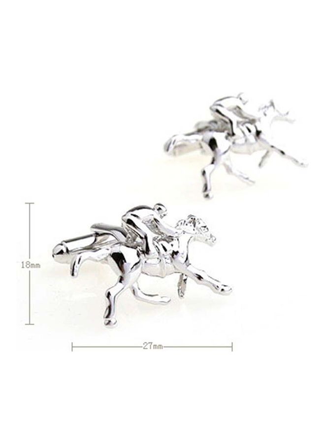 Copper Shirt Cufflinks Horsey Shape