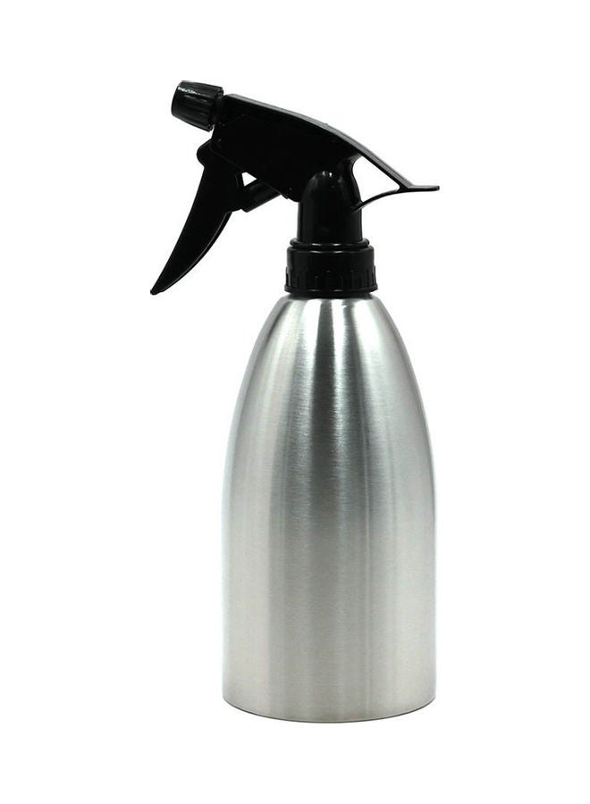 Stainless Steel Watering Can Black/Silver