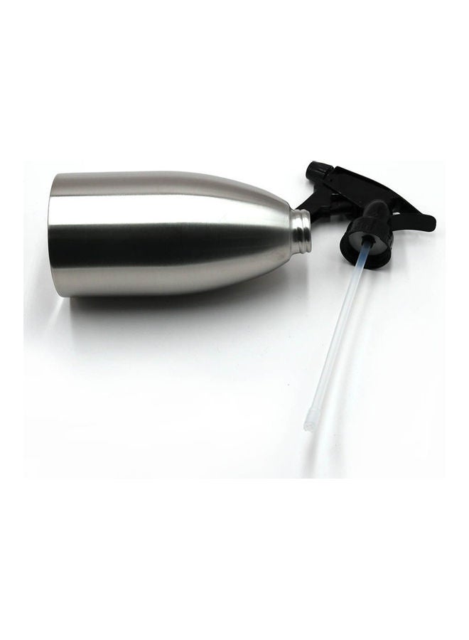 Stainless Steel Watering Can Black/Silver