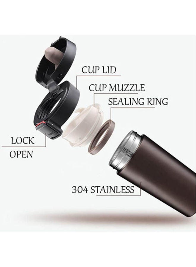Thermal Bottle Coffee Mug Travel Portable Stainless Steel Water Bottle Multicolour 370ml
