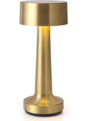 USB Charging Table Lamp Bar Restaurant Coffee Mobile Desk Lights Touch Sensor Cordless Lighting Bedside Decor Night Gold 22 x 8cm