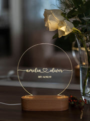 Personalized LED Anniversary Night Light