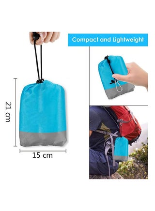 Nylon Waterproof Quick Drying Ripstop Sand Free Compact Outdoor Beach Mat for Travel, Camping, Hiking and Music Festivals (210x200cm)