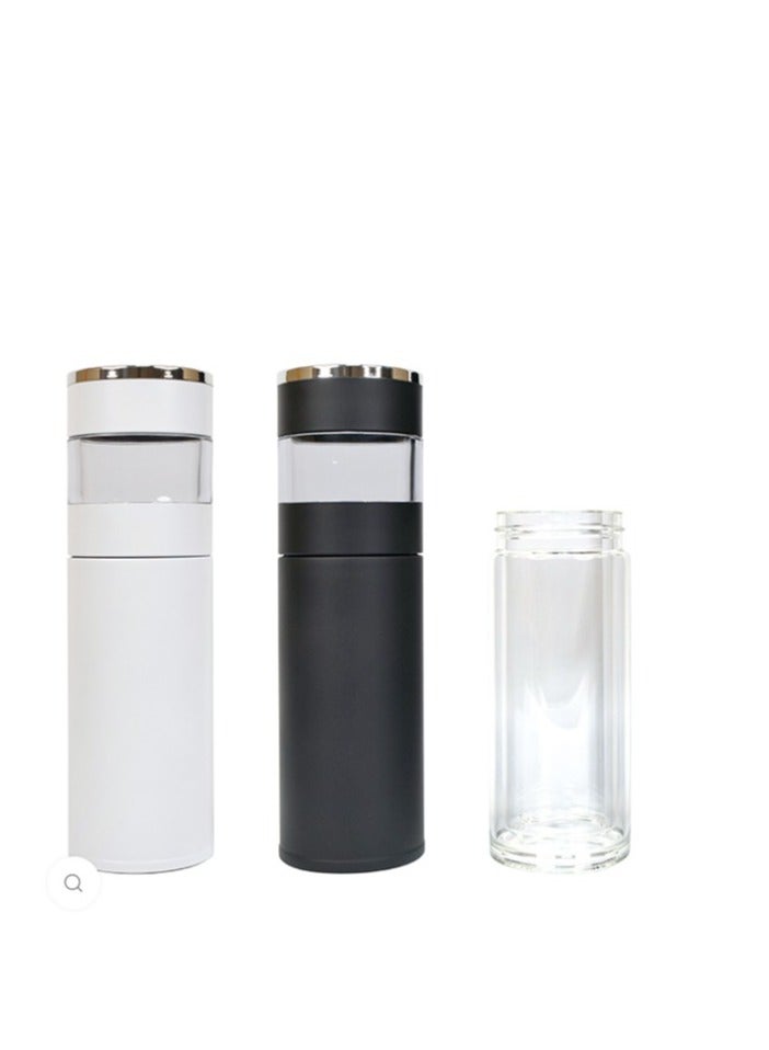 GIFT SETS : Tea Infuser Bottle ATM 30 : Glass Water Bottle Packing Magnetic Gift Box Size : 27.6 x 20.3 x 8.5 cm
