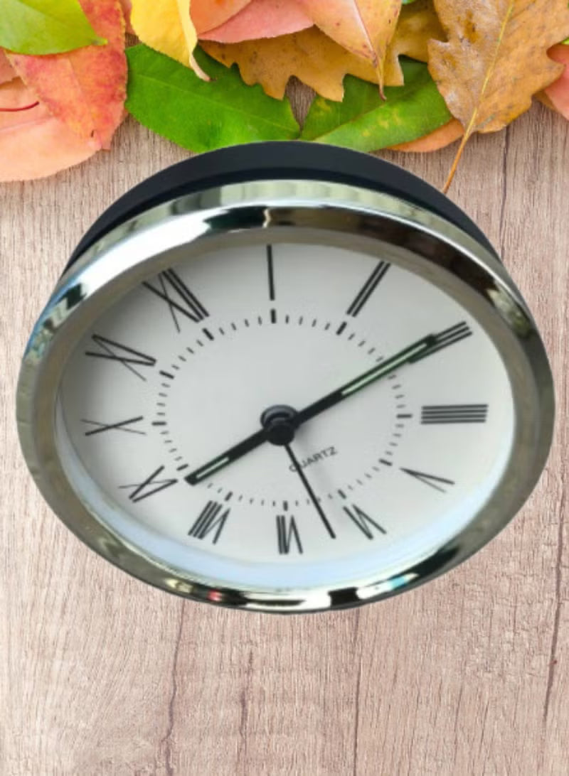 Analog Quartz Clock Quartz Movement Silent Non Ticking, Battery Operated for HomeLiving RoomOver Fireplace Beautiful Decorative Roman Numeral Stylish Clock Simple Retro