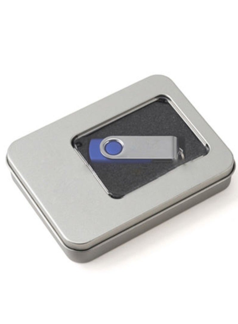 12Pcs Rectangular Pendrive Metal Tin Box Size  88 x 60 x 20 mm
