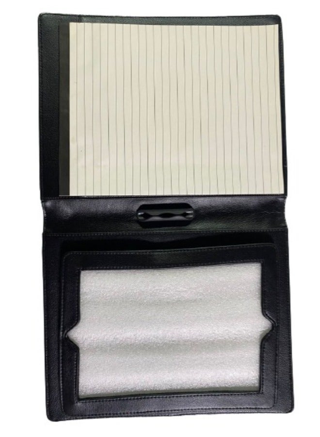 Notepad Set, 30 x 24 CM Notepad Holder Tablet Holder and Metal Pen Holder