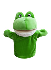Plush Frog Hand Puppet for Kids – Movable Mouth, Soft Storytelling Toy, Fun Learning & Play
