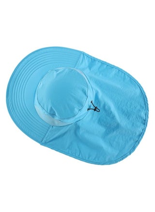 Sun Hat for Men/Women, Waterproof Wide Brim Bucket Hat UV Protection Boonie Hat for Fishing Hiking Garden Beach SKY BLUE