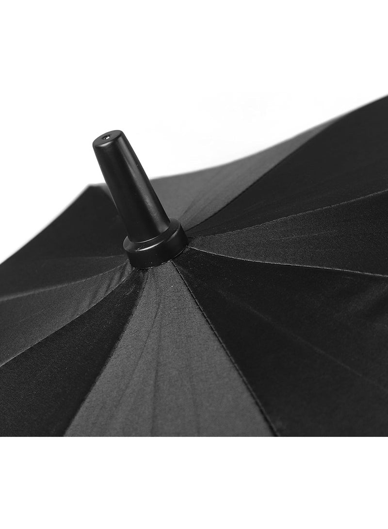 "Windproof 36 Inch Advertising Umbrella - Large Double Canopy, Durable & Strong, Perfect for Business Promotion & Gift Giving, Black"