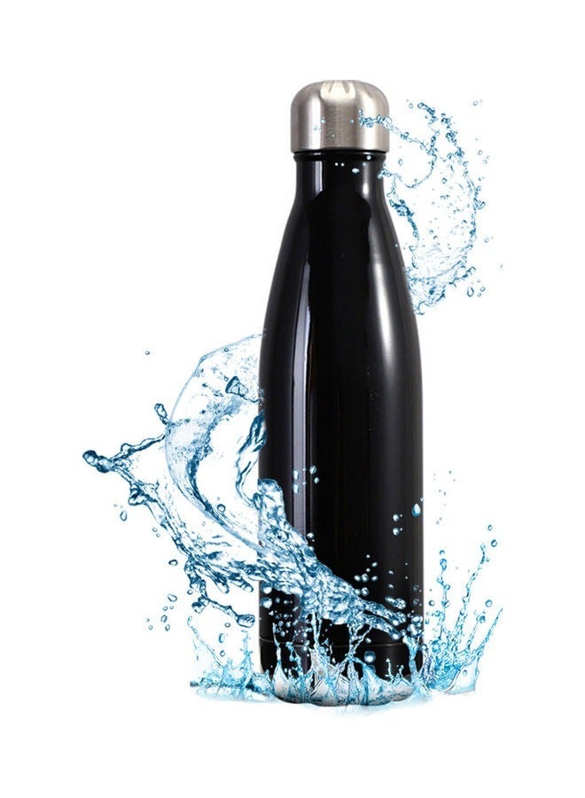 Stainless Steel Vacuum Insulated Water Bottle Cola Shape Bottle Keep 12 Hours Cold & Hot Reusable Metal Leak-Proof Sports Flask Pack Of 2 500ML