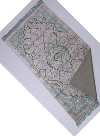 Prayer Mat 614GSM Anti-Slip Velvet Top Islamic Prayer Mat New Design Thick Padded Sajadah Prayer Rug for Men Women Eid Gift Ramadan ( 140cm X 70cm)