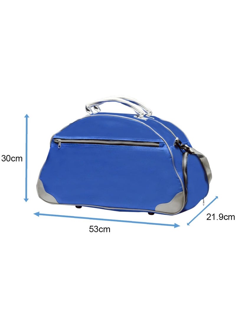 Travel Duffel bag with Wet Pocket & Shoes Compartment Ultra Lightweight BLUE