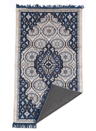 Prayer Mat 614GSM Anti-Slip Velvet Top Islamic Prayer Mat New Design Thick Padded Sajadah Prayer Rug for Men Women Eid Gift Ramadan ( 140cm X 70cm)