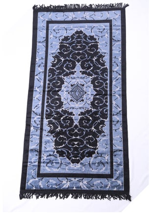 Prayer Mat 614GSM Anti-Slip Velvet Top Islamic Prayer Mat New Design Thick Padded Sajadah Prayer Rug for Men Women Eid Gift Ramadan ( 140cm X 70cm)
