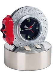 Tyre gadgets shape table clock Silver